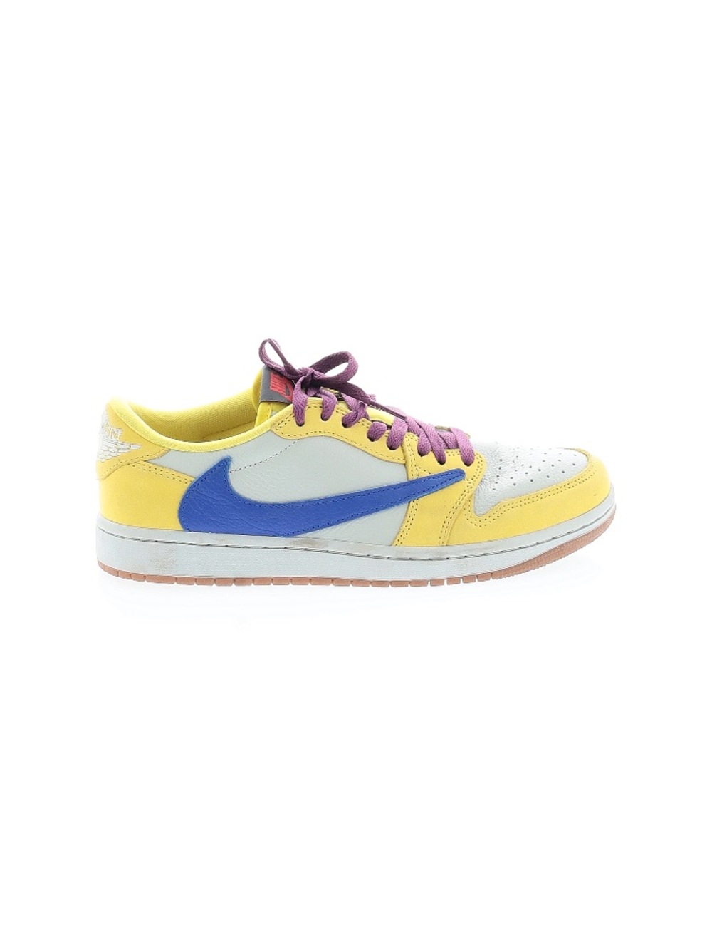 Travis Scott Nike Air Jordan 1 Retro Low OG SP Canary Sneakers DZ1437-700 Shoes